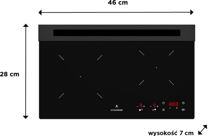 Dynaxo DynaCook X2 C&Y mini płyta gazowa NOWY MODEL